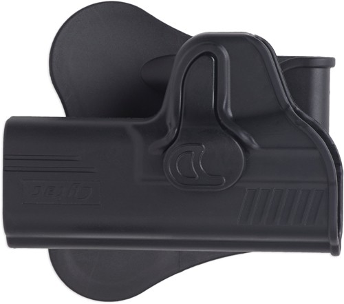 Bulldog RRSWMPC Rapid Release  OWB Black Polymer Paddle Fits S&W M&P Compact Right Hand