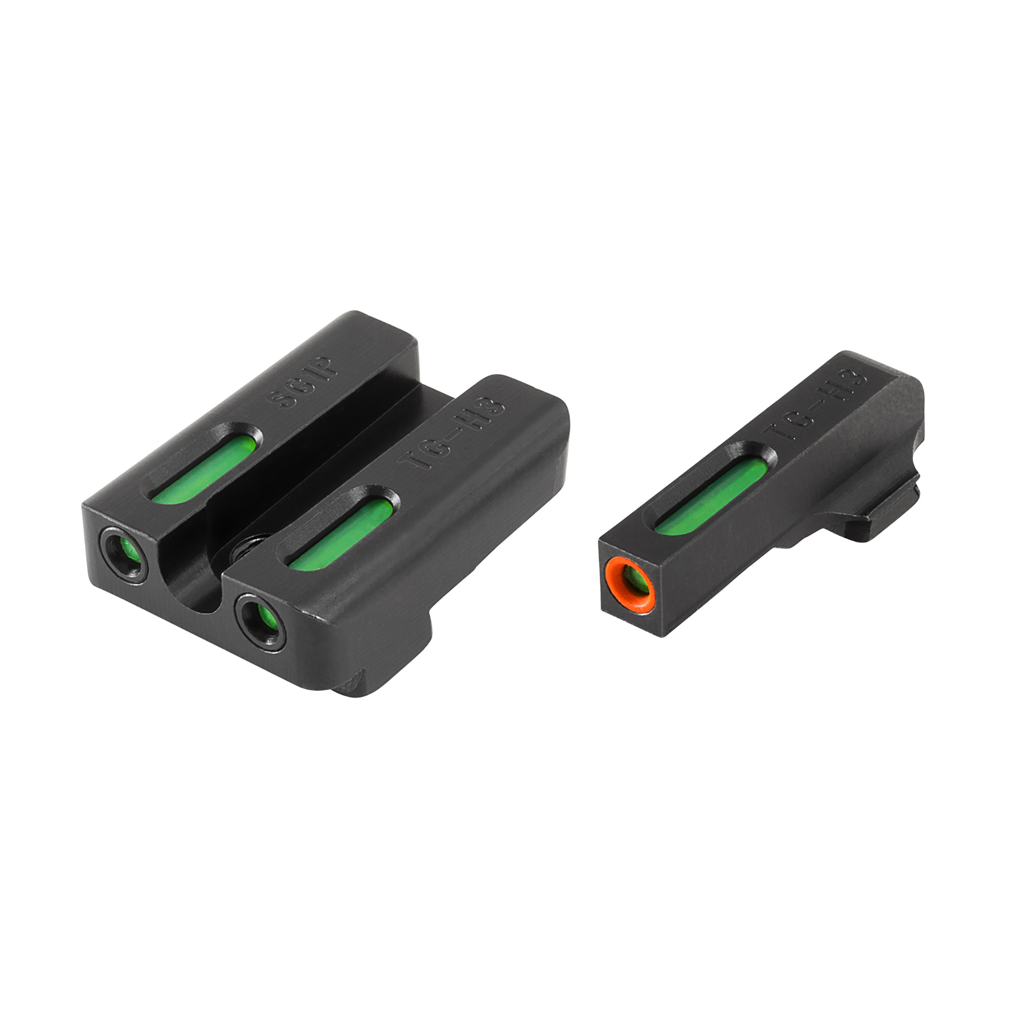 Truglo Tfx Pro Handgun Sights Sig 6 8 Set Orange Front U notch