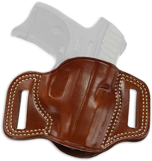 Galco CM834 Combat Master  OWB Tan Leather Belt Slide Compatible w/S&W M&P Shield, Glock 48/48 MOS Belt 1.75" Wide Right Hand