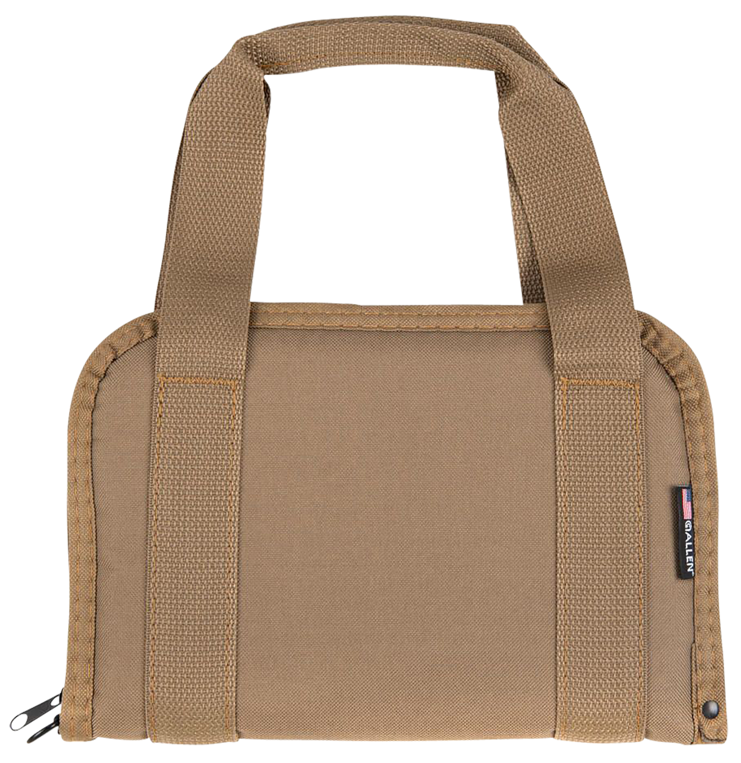 Allen 3642 Pistol Tote  Flat Dark Earth Endura 11.50" Long Lockable Holds 1 Handgun