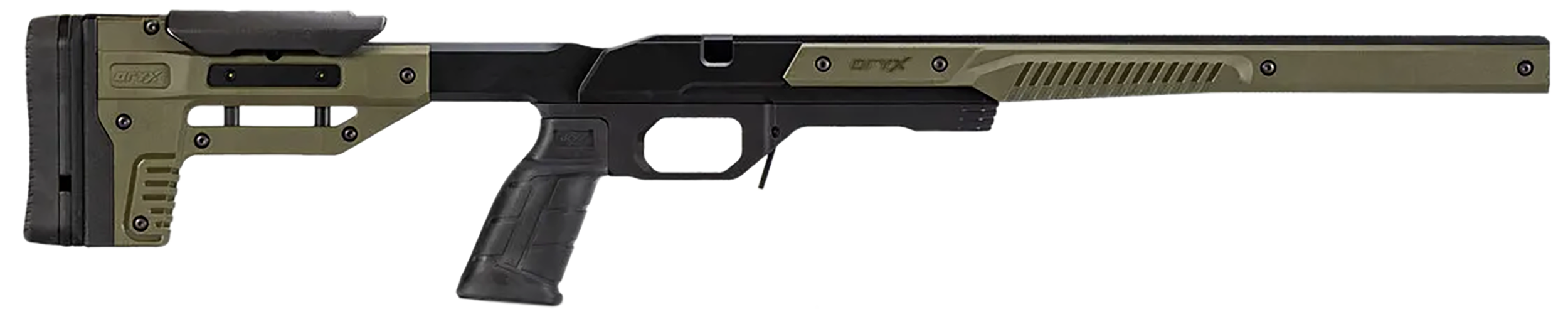 MDT Oryx Chassis OD Green Fits Howa 1500 LA Vanguard LA AR15 Grip 13to135in