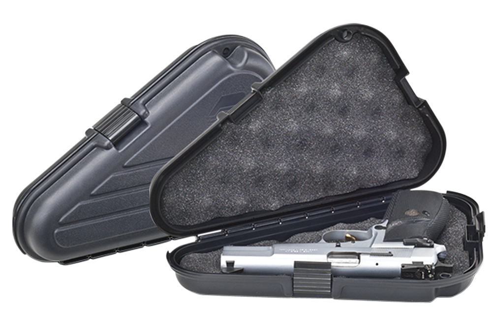 Plano 142300 Protector Pistol Case Large Black Polymer Holds Handgun