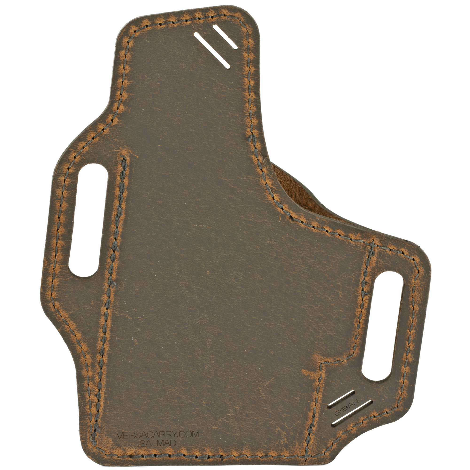 Versacarry G1BRN Guardian  OWB Size 1 Distressed Brown Leather Belt Slide Fits Beretta Px4 Storm Right Hand
