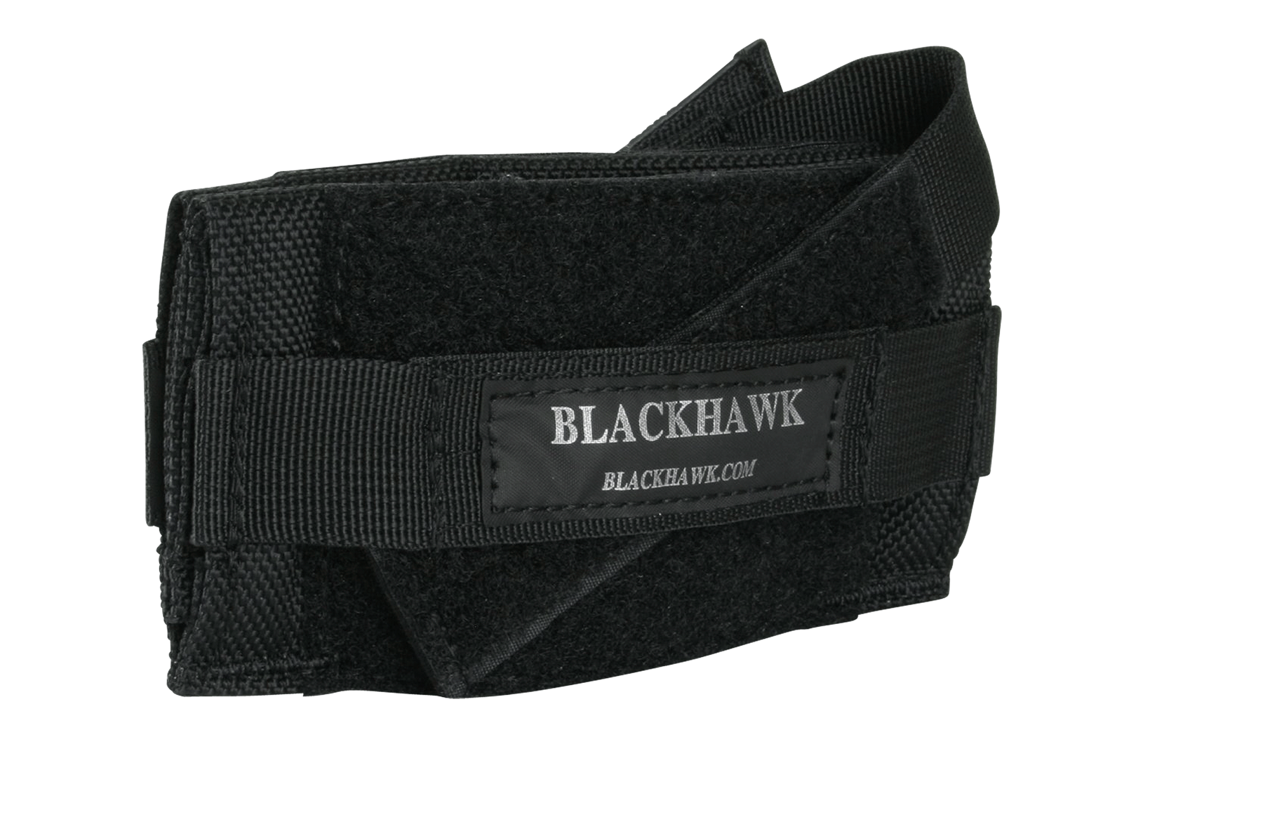Blackhawk 40FB02BK Flat Belt  OWB Black Cordura Belt Loop Fits Most Pistols/Sm & Med Revolvers Ambidextrous