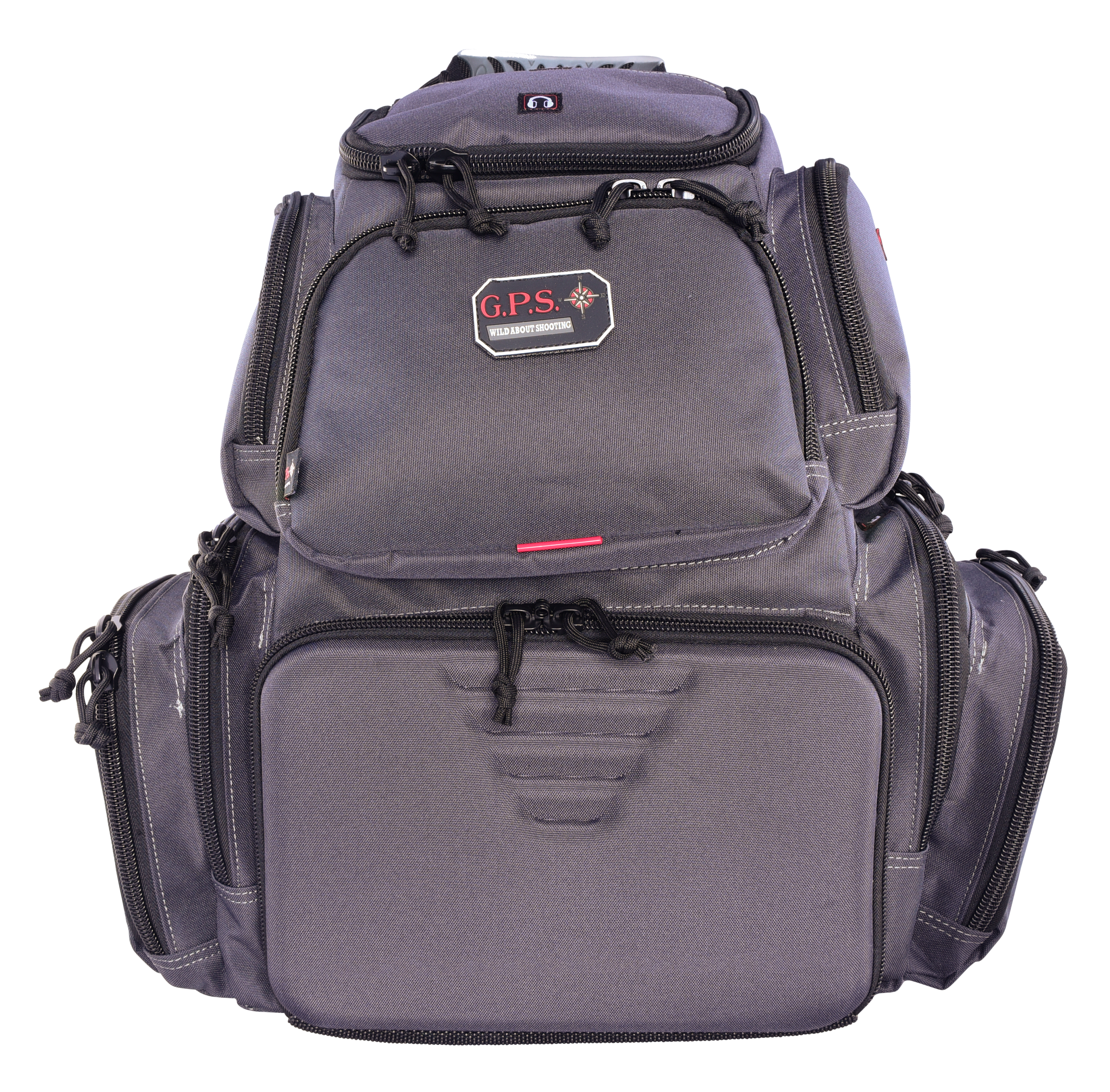 GPS Bags 1711BPG Handgunner Backpack Gray Holds 4 Handguns