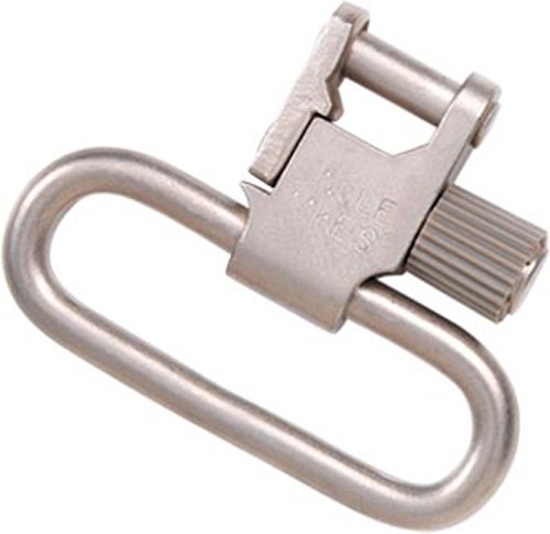 Uncle Mike's 10933 Super Swivel Quick Detach Tri-Lock 1.25" Loop Nickel Finish