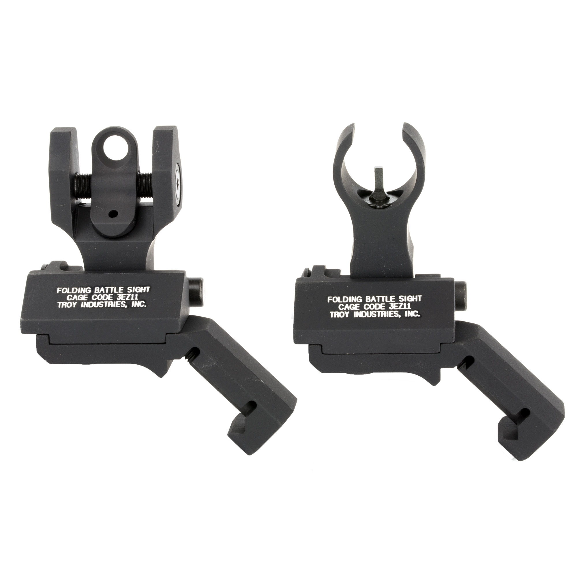 Troy 45 Degree BattleSight Hk Front Round Rear Folding Picatinny Ambidextrous