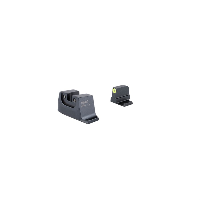 Trijicon Sights for S&w M&p CORE M2.0 Green Front Yellow Outline Rear Outline