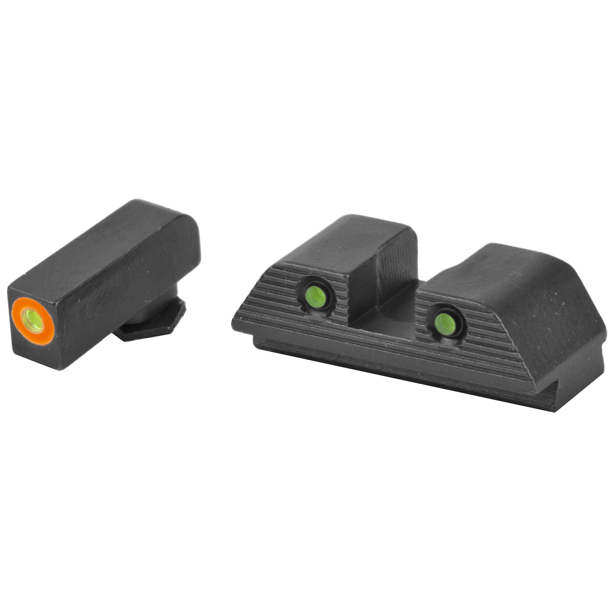 AmeriGlo Gl816 Trooper Glock Mos Green Orange Outline Front Green Rear