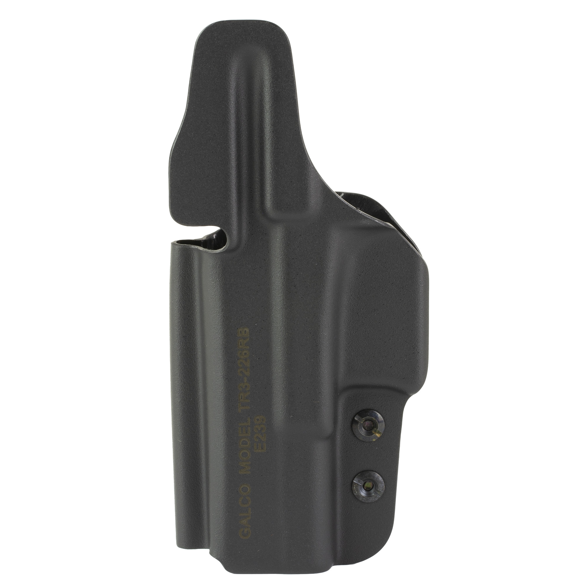 Galco TR3226RB Triton 3.0 OWB Black Leather UniClip/Stealth Clip Fits Glock 19 Gen1-5 Fits Glock 32 Fits Glock 23 Gen2-5 Right Hand