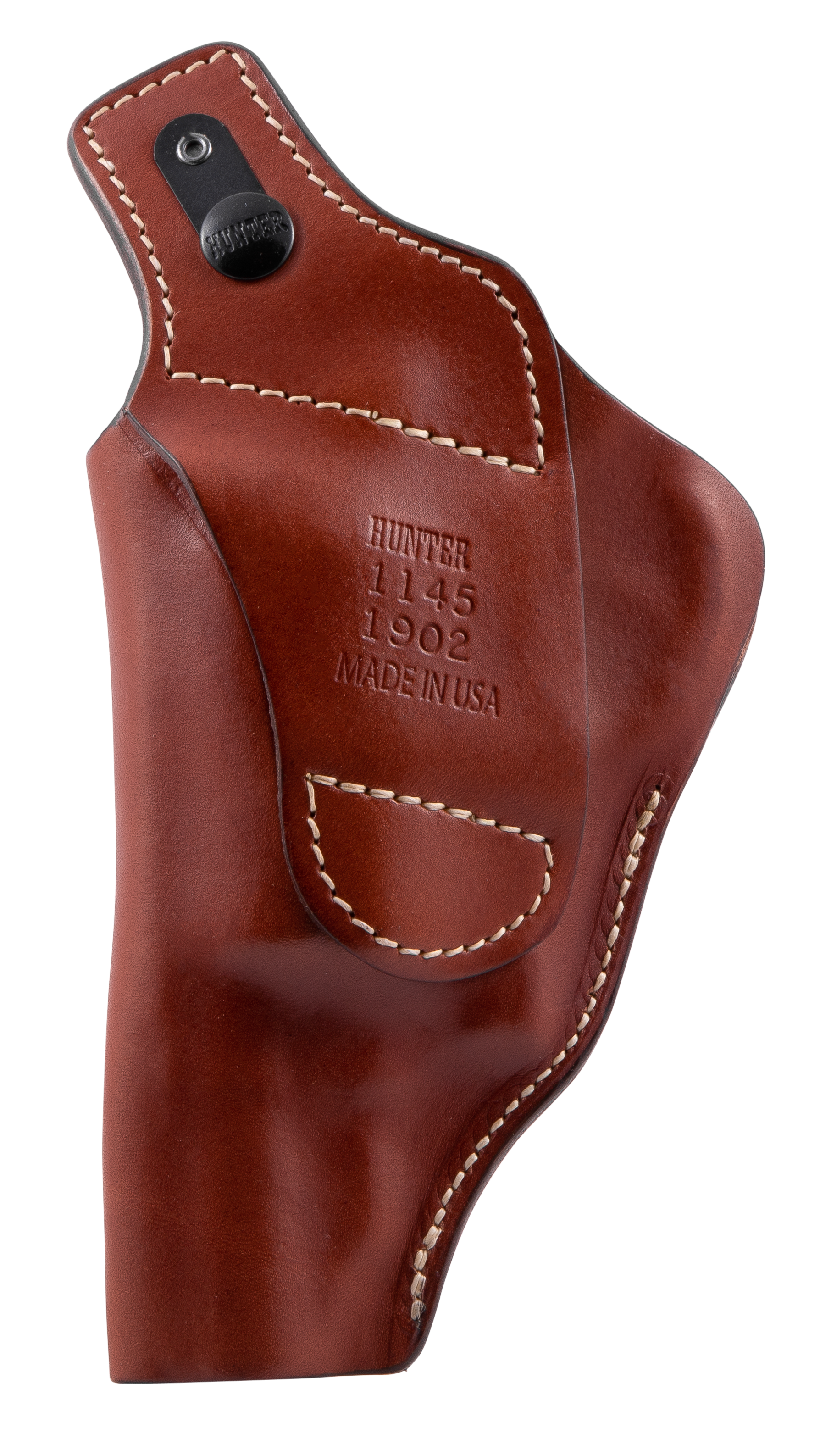 Hunter Company 1145 Pro-Hide High Ride OWB Brown Leather Belt Slide Fits S&W Governor Right Hand