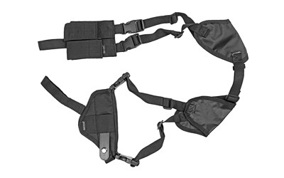Bulldog WSHD3 Deluxe Shoulder Harness Black Nylon Harness Fits S&W M&P Compact/Taurus Millennium/2.50-3.75" Barrel Ambidextrous