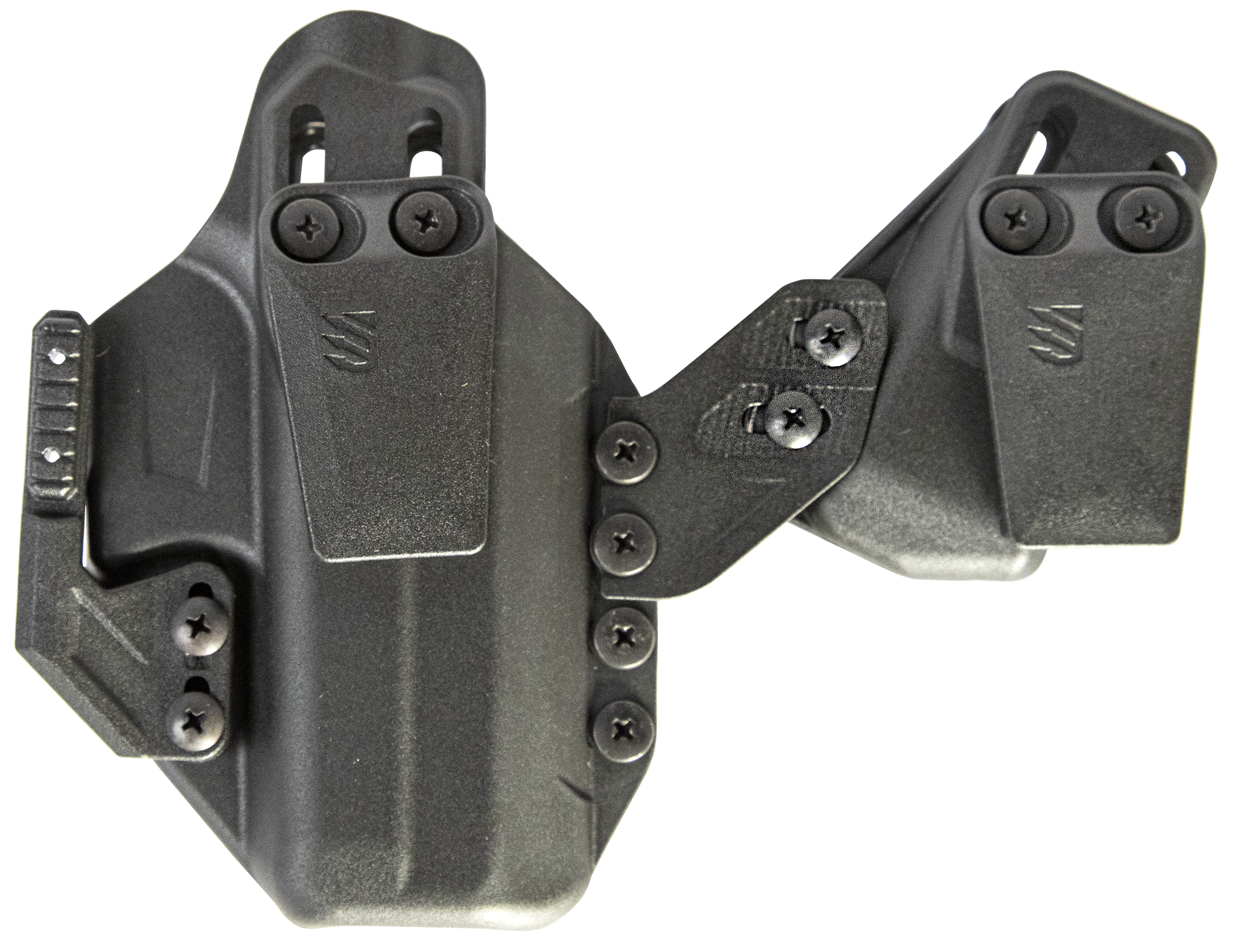 Blackhawk 416142BK Stache  IWB Size 42 Black Polymer Belt Clip Fits Colt Commander Ambidextrous