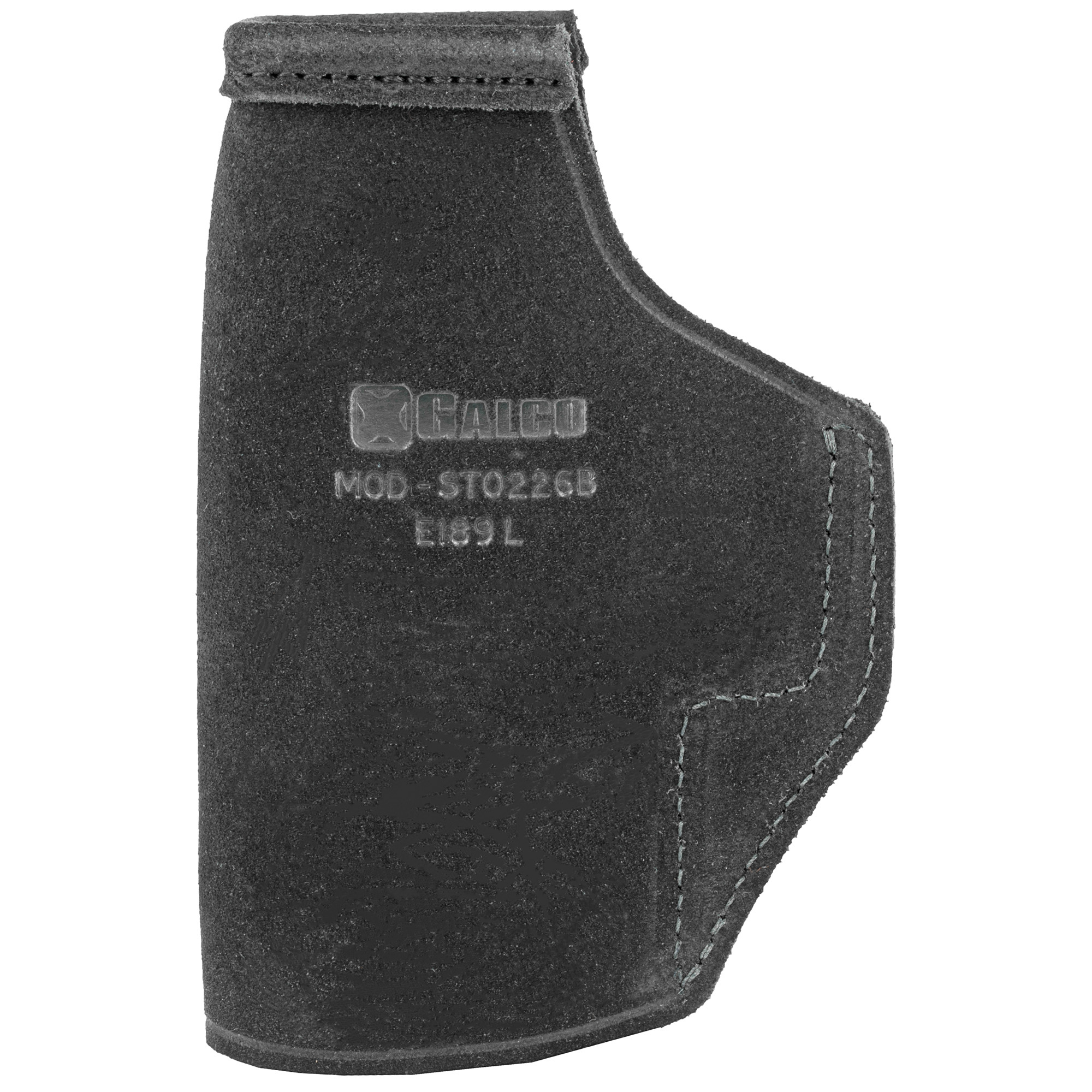 Galco STO226B Stow-N-Go  IWB Black Leather Belt Clip Fits Glock 19 Gen1-5/19X/23 Gen2-5 Right Hand
