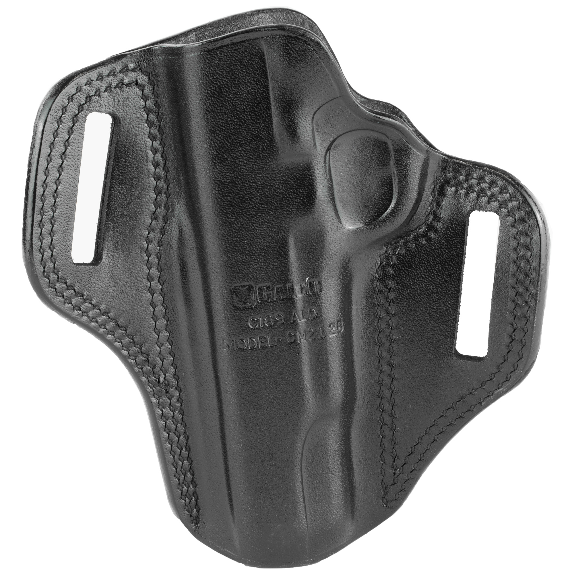Galco CM212B Combat Master  OWB Black Leather Belt Slide Fits 1911 Right Hand