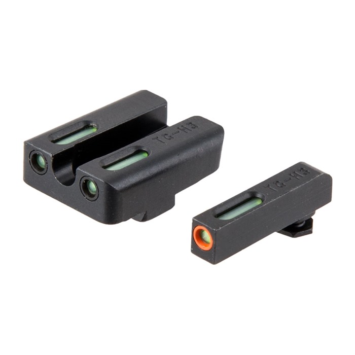 Truglo TFX Pro Handgun Sights Glock High Set Orange Front U-notch Rear