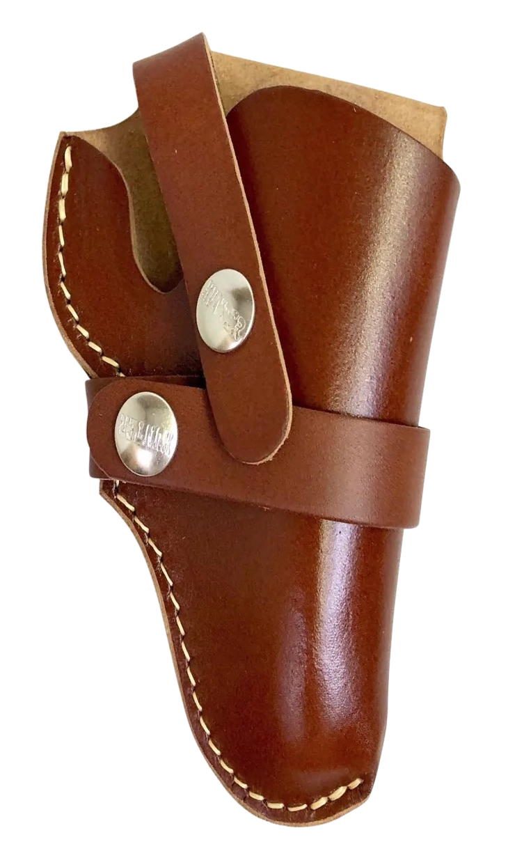 Hunter Company 1100-7 Belt  OWB Size 7 Chestnut Tan Leather Belt Loop Fits SA/DA Revolver Fits 2-3.50" Barrel Right Hand Compatible w/ Hunter Buscadero/Straight Cartridge Belts