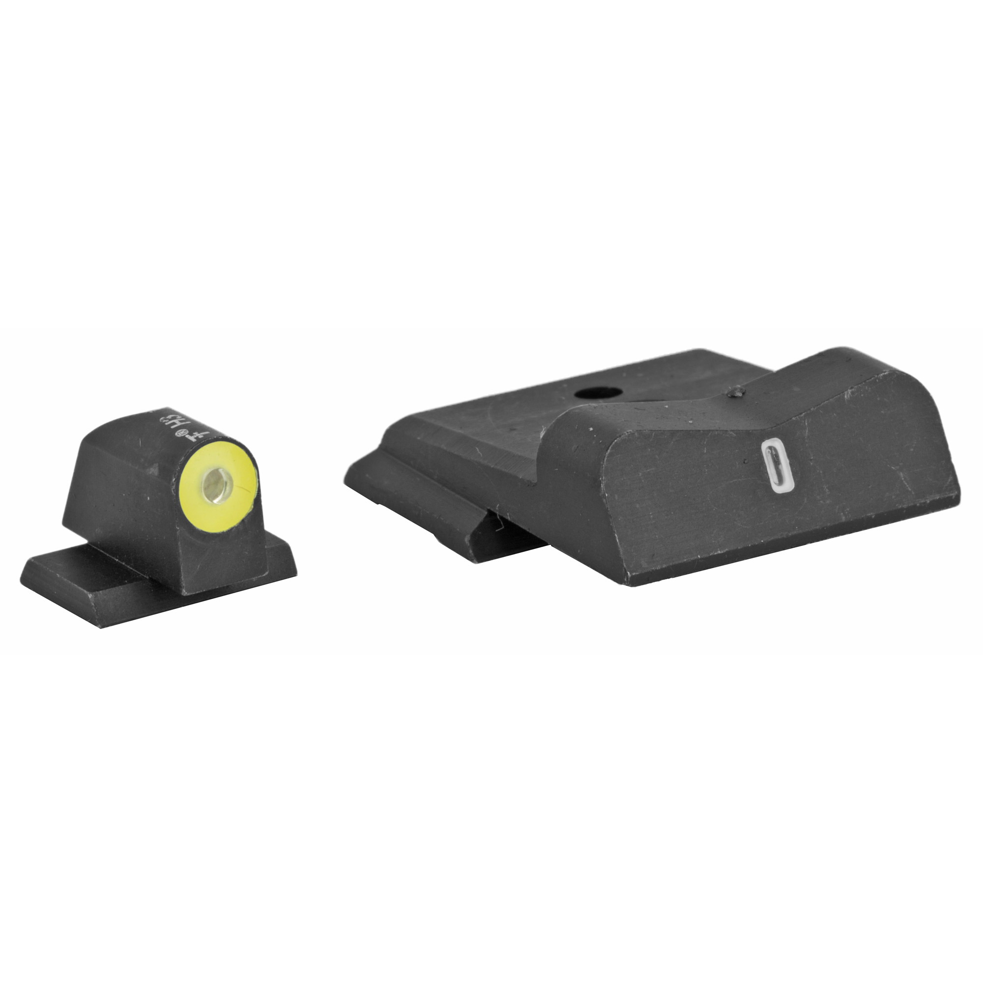 XS Sights DXT2 Yellow Big Dot Pistol Sights for S W M P Full Size Compact