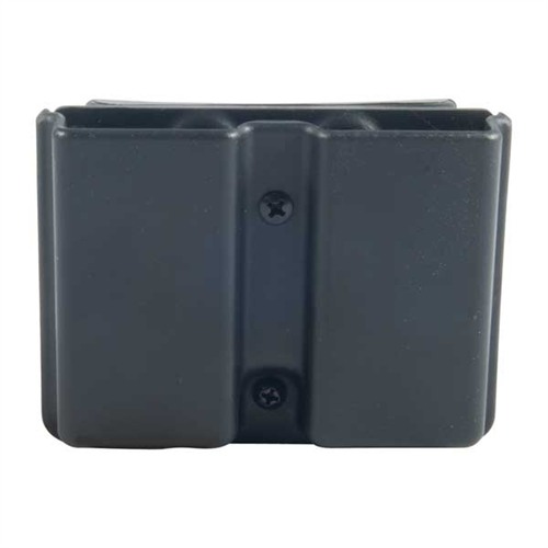 Uncle Mike's 51371 Kydex Double Mag Case Black Kydek, Belt Clip Mount Fits Belts Up To 1.75", Compatible With Single Stack Magazines