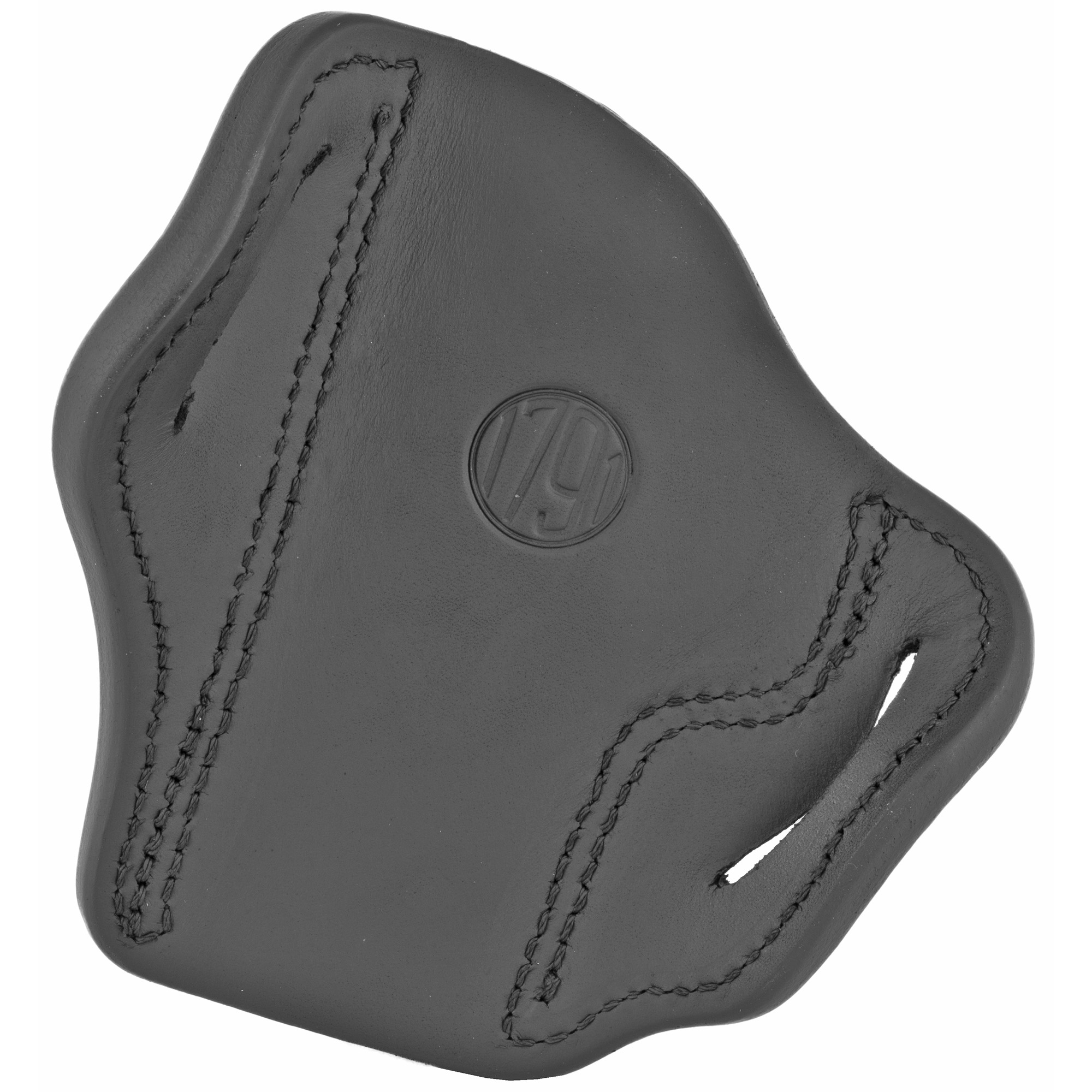 1791 Gunleather BH23SBLR BH2.3  OWB Size 2.3 Stealth Black Leather Belt Slide Compatible w/Glock 17/Sig P226/HK VP9 Right Hand
