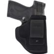 Galco STO286B Stow-N-Go  IWB Black Leather Belt Clip Fits Glock 26 Gen3-5/27 Gen3-5/33 Right Hand