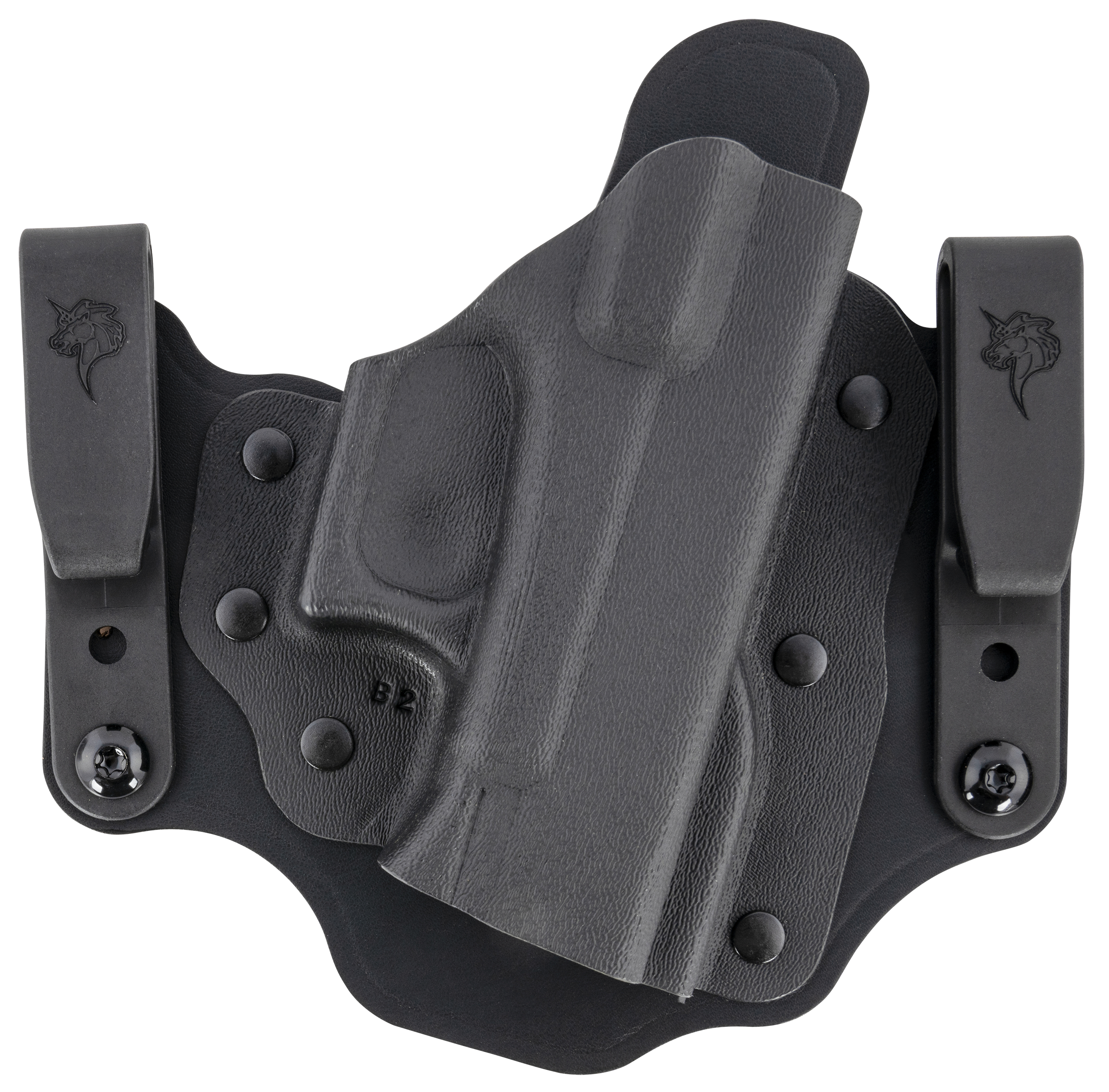 DeSantis Gunhide 176KAB2Z0 Intruder 2.0 IWB/OWB Black Kydex Belt Loop/Clip Fits Glock 17 Gen5 Right Hand                                                                                                