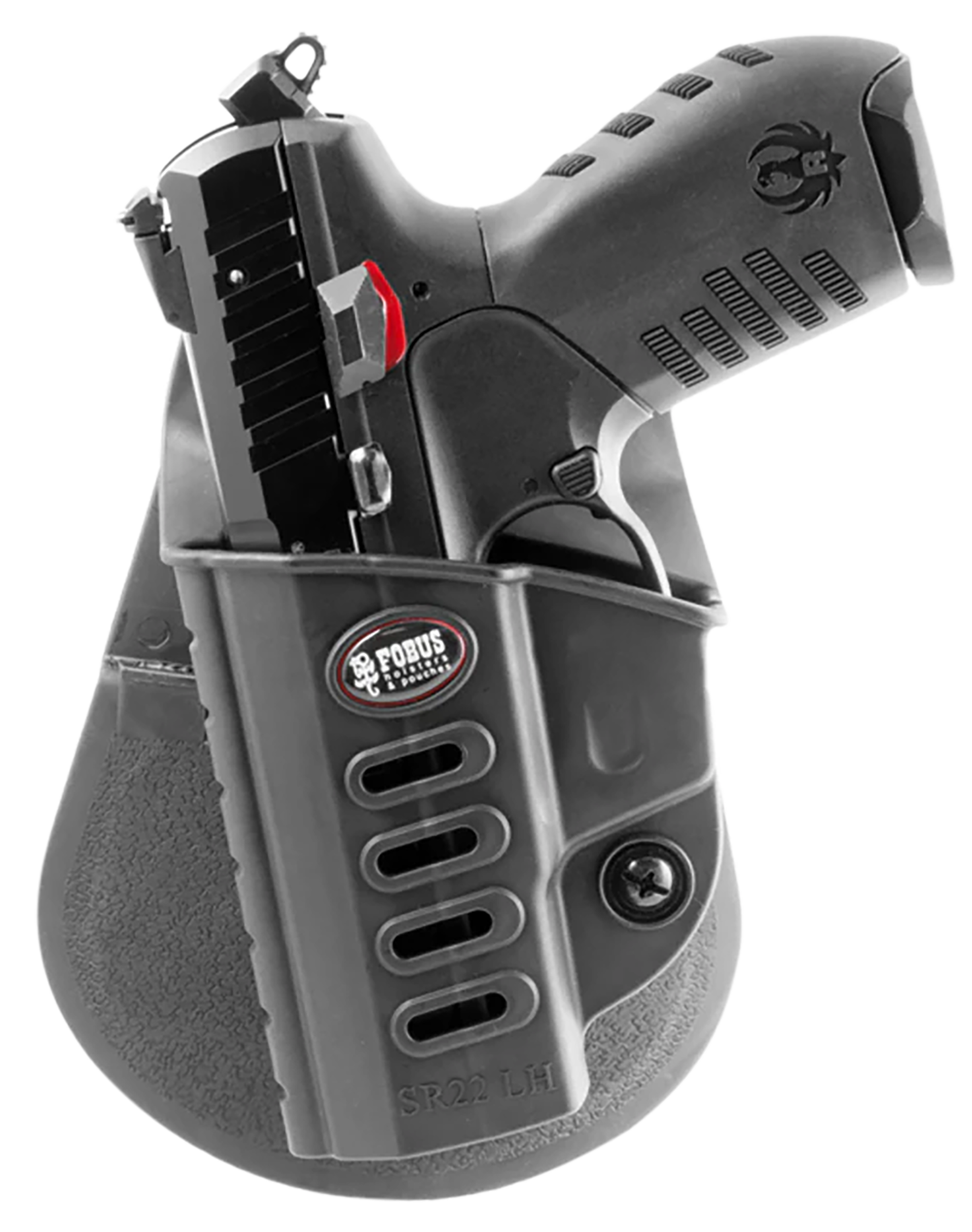 Fobus SR22LH Passive Retention Evolution OWB Black Polymer Paddle Fits Ruger SR22