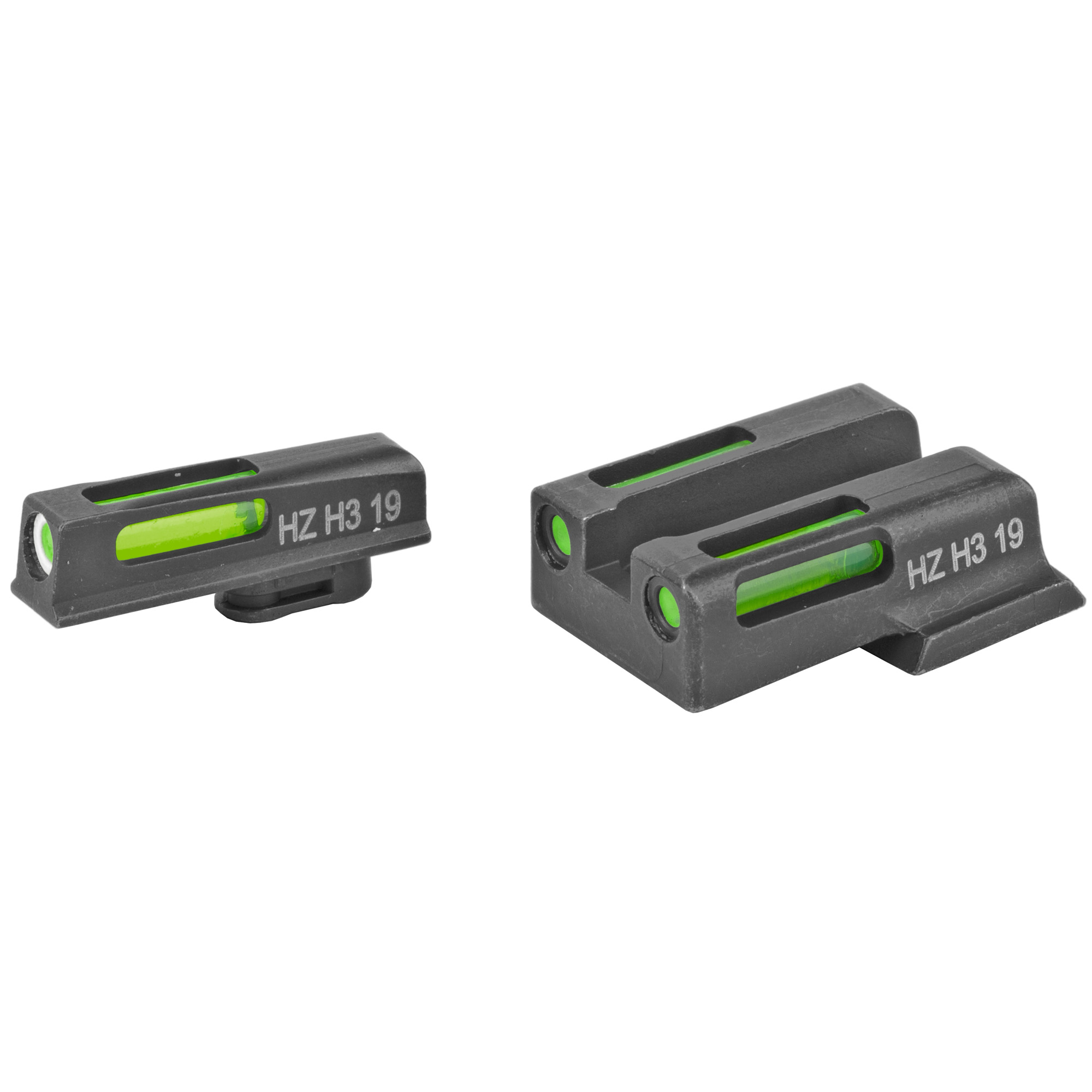 HiViz EZN321 LightWave H3 Sight Set S&W EZ380 Green Front Tritium Rear Fiber