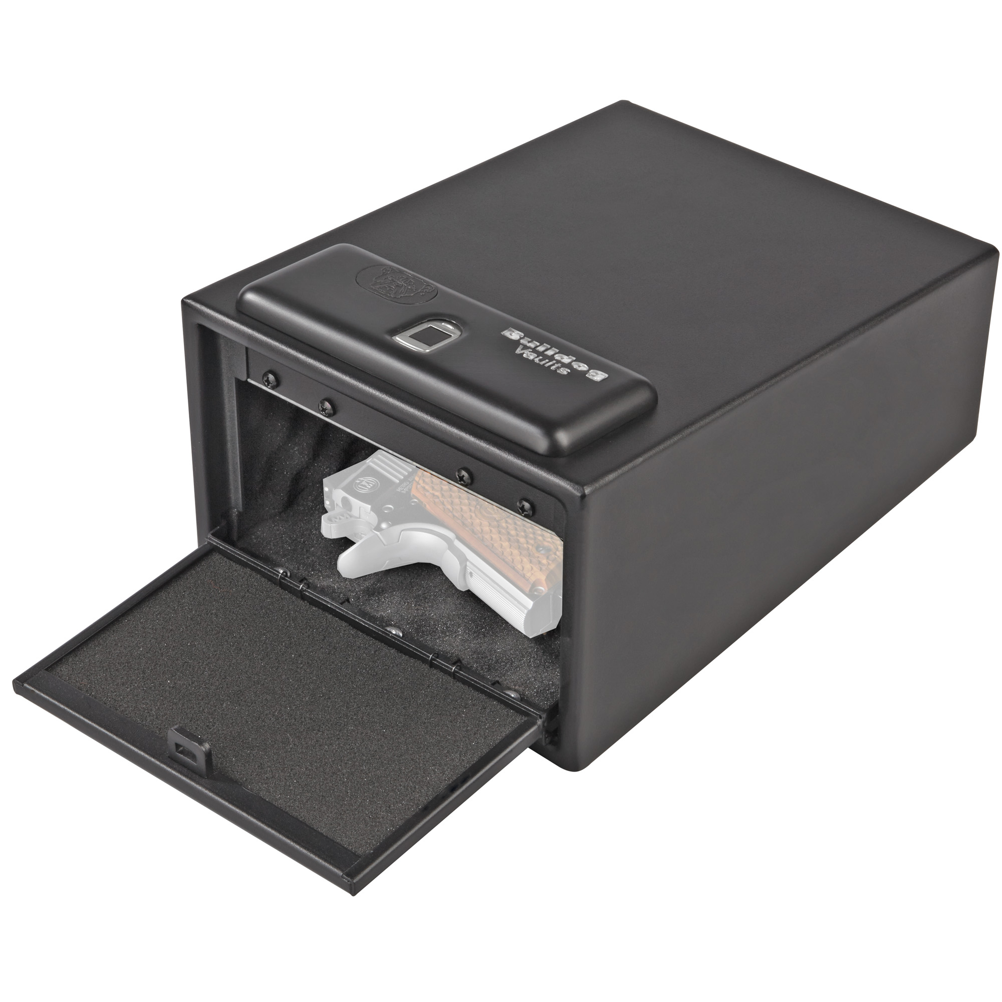 Bulldog BD4030B Magnum Biometric Pistol Safe 11.5" x 8" x 5.5" 16 Gauge Steel