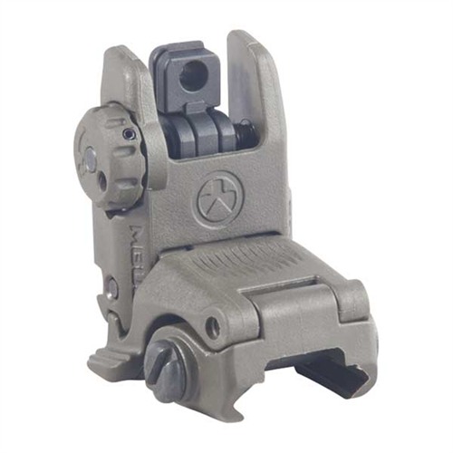 Magpul MBUS Rear Sight Olive Drab Green Polymer Spring-Loaded Flip Up AR-15 M16