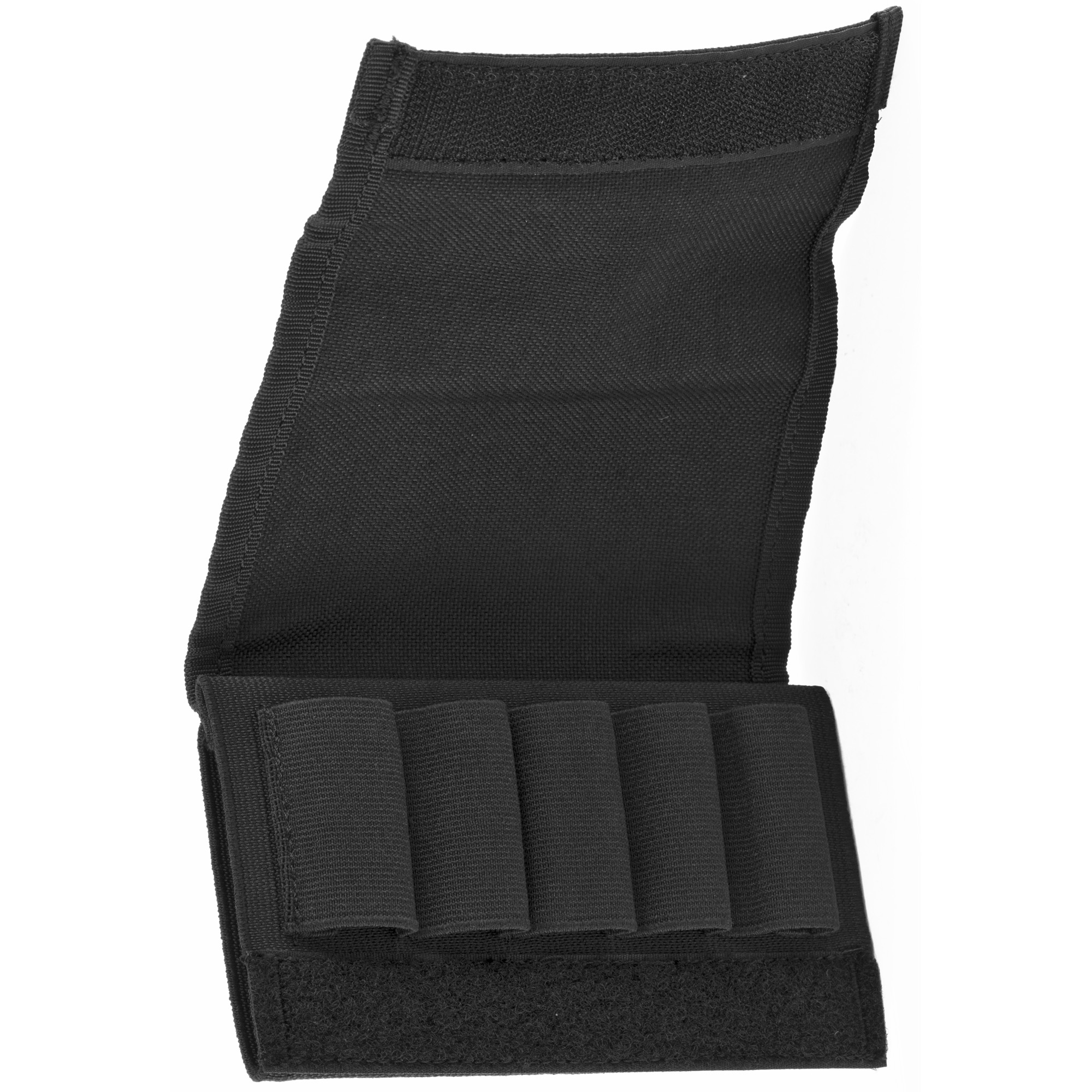 Uncle Mike's 88492 Buttstock Shell Holder  Black Nylon 5rd Shotgun