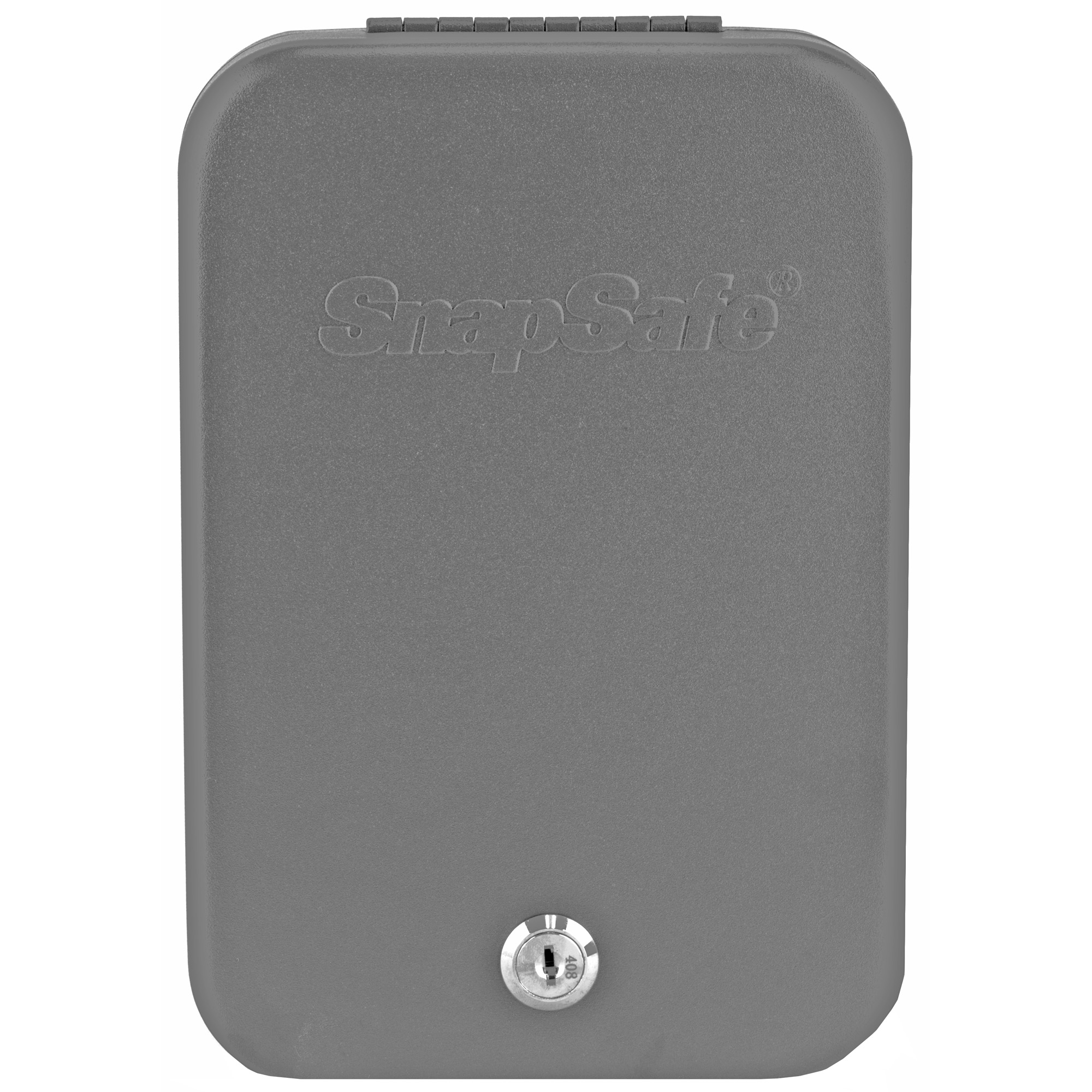 SnapSafe 75200 Lock Box  Large Key Entry Black Steel Holds 1 Handgun 9.50" L x 6.50" W x 1.75" D