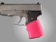 Hogue HandAll Jr Grip Sleeve Rubber Pink Finish for Most 22 25 38 Pistols