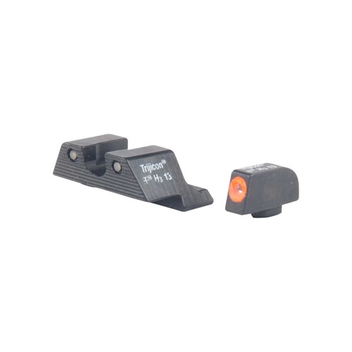Trijicon 600543 HD Night Sights  Green/Tritium Orange Outline Front Sight-Green Tritium Black Outline Rear Sight Glock 20/21 Large Frame