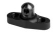 GrovTec US Inc GTSW111 Flanged Stud Mount KeyMod Black Anodized 6061 Aluminum