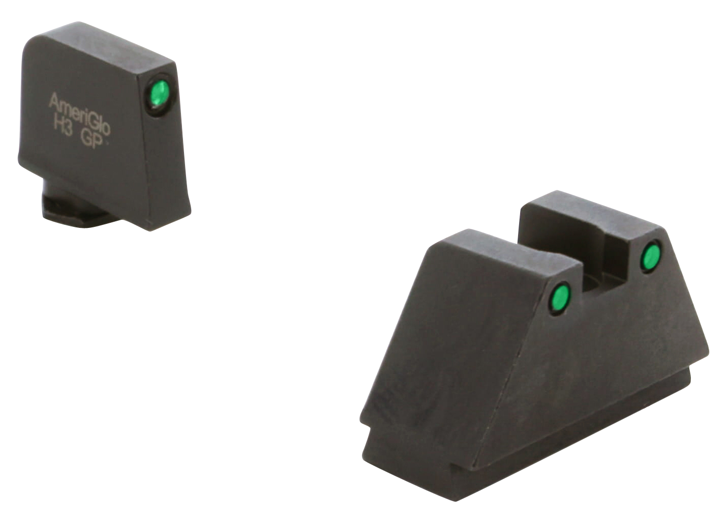 AmeriGlo GL815 Optic Compatible Glock 3XL Green Tritium Sights