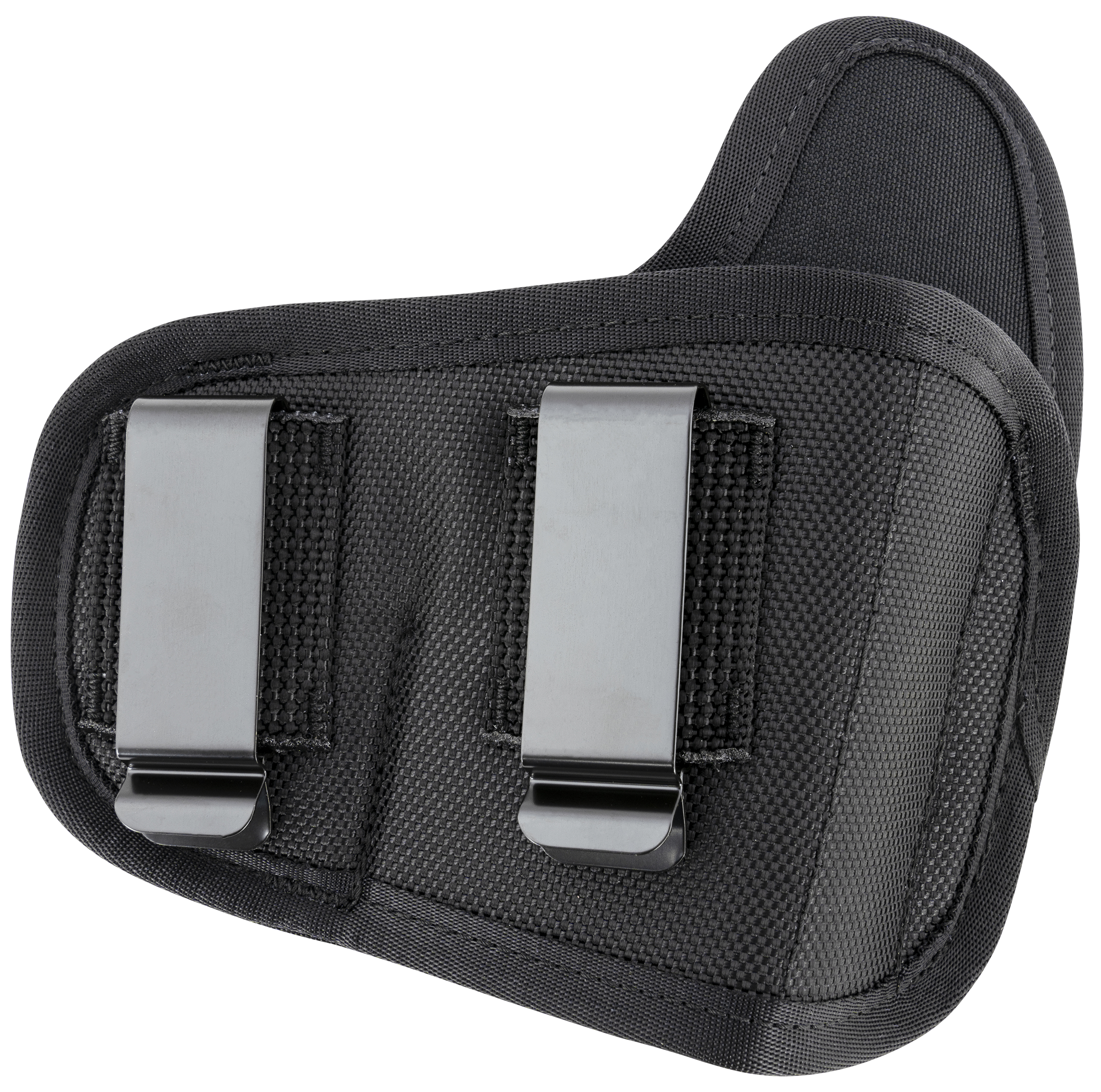 Crossfire Shooting Gear CRFVIGRSA1S2R The Vigor  IWB Size 02 Black Ballistic Nylon Double Belt Clip Fits Subcompact Fits 2-2.50" Barrel Right Hand