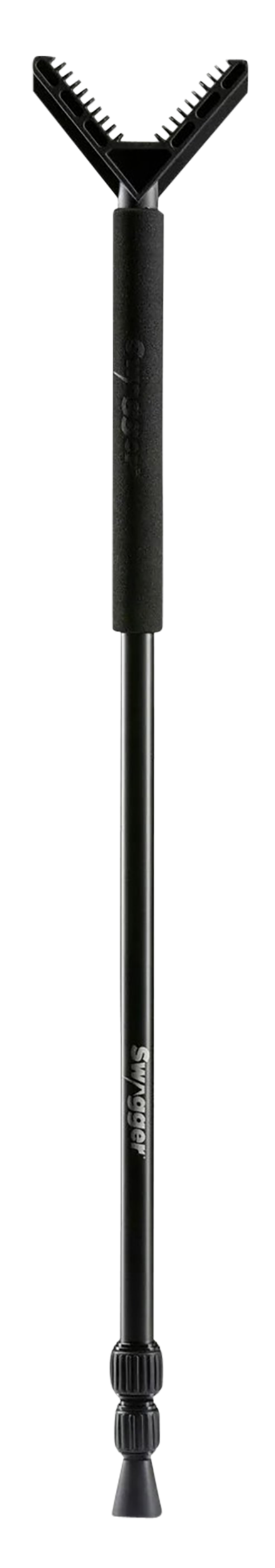 Swagger SWAGSTICK61 Shooting Stick Monopod, 24-61" Adjustment, Black-img-0