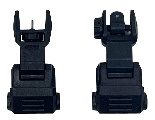 NcStar VG167 Picatinny Front Rear Sight Set Polymer AR Platform Flip Up