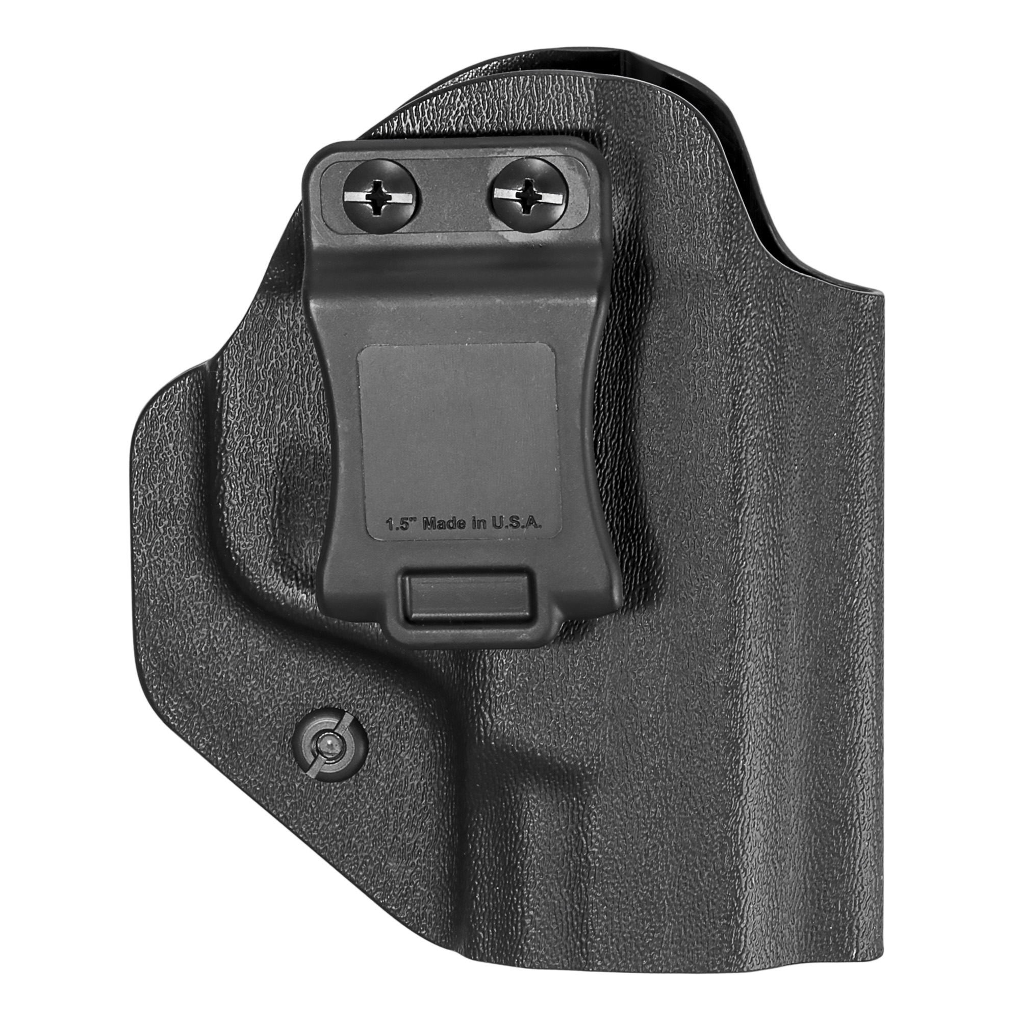 Mission First Tactical HSWSHSAIWBABL Appendix Holster IWB/OWB Black Polymer Belt Clip Fits S&W M&P Shield 2.0 9/40/Shield Plus 9/40/Shield 1.0 9/40 Ambidextrous