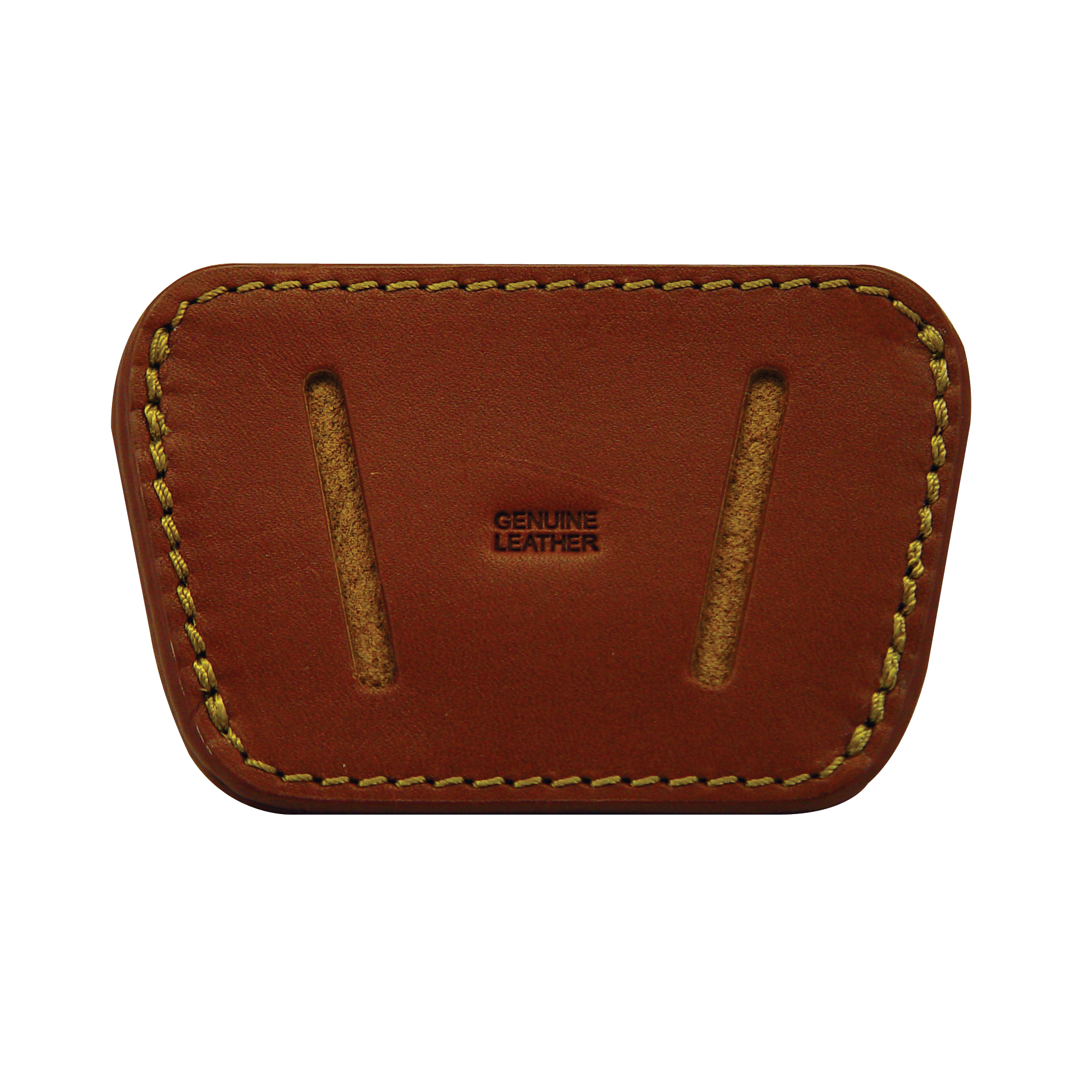 PSP 035 Belt Slide  IWB/OWB Tan Leather Belt Clip/Slide Fits Med/Lg Semi-Auto Ambidextrous
