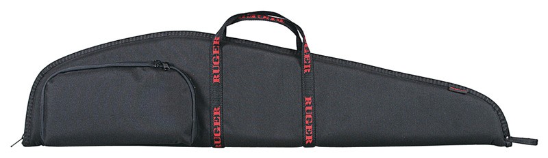 Ruger 27140 Rifle Case  40" Black Endura w/ Red Ruger Logo Accessory Pocket & Foam Padding