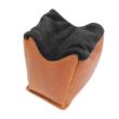 Birchwood Casey 48221 Leather Shooting Rest Unfilled Black Suede Top  4" W x 6" L x 6" H                                                                                                                