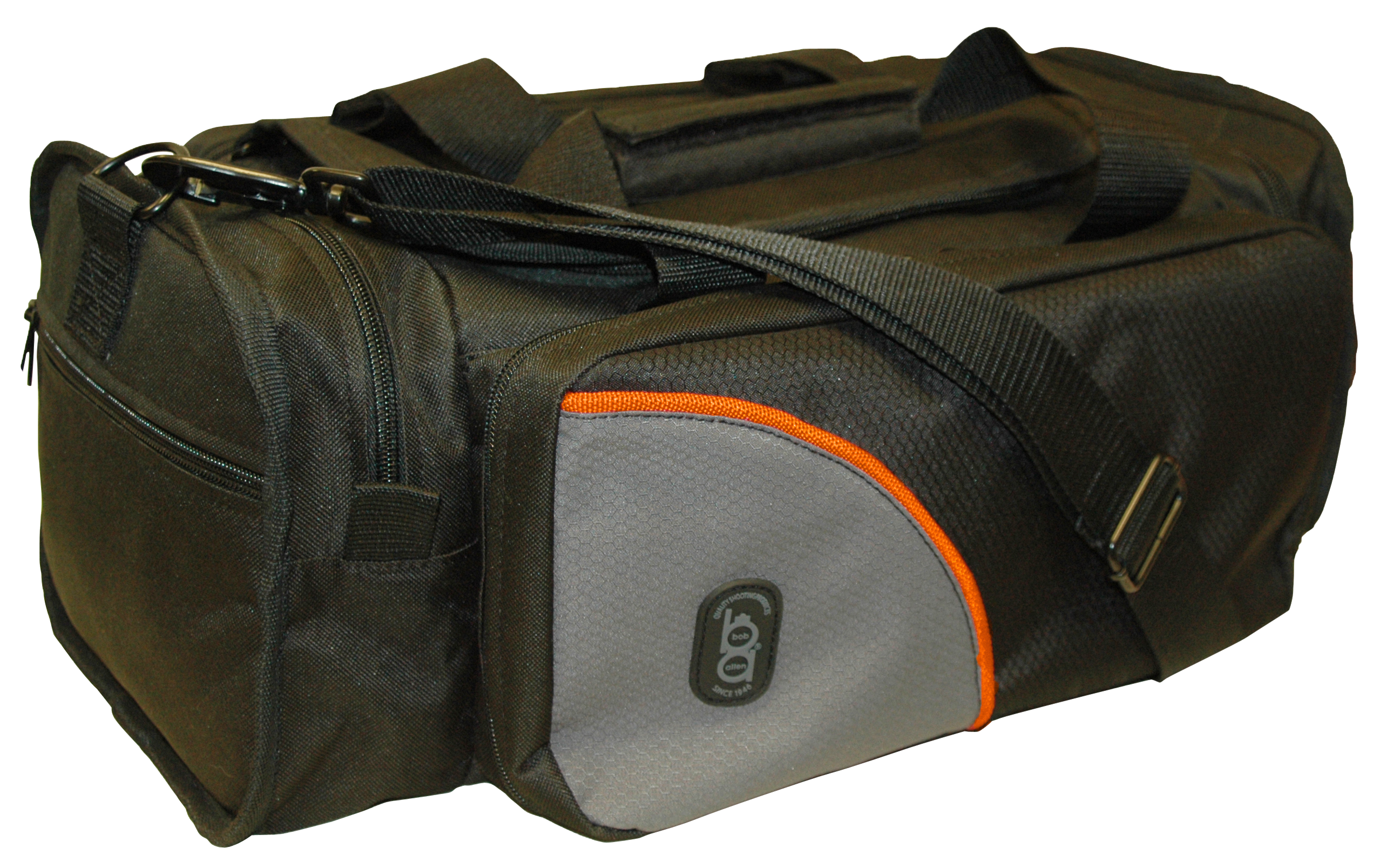 Bob Allen BA450 Club  Black/Gray Ripstop Nylon Holds 2 Handguns