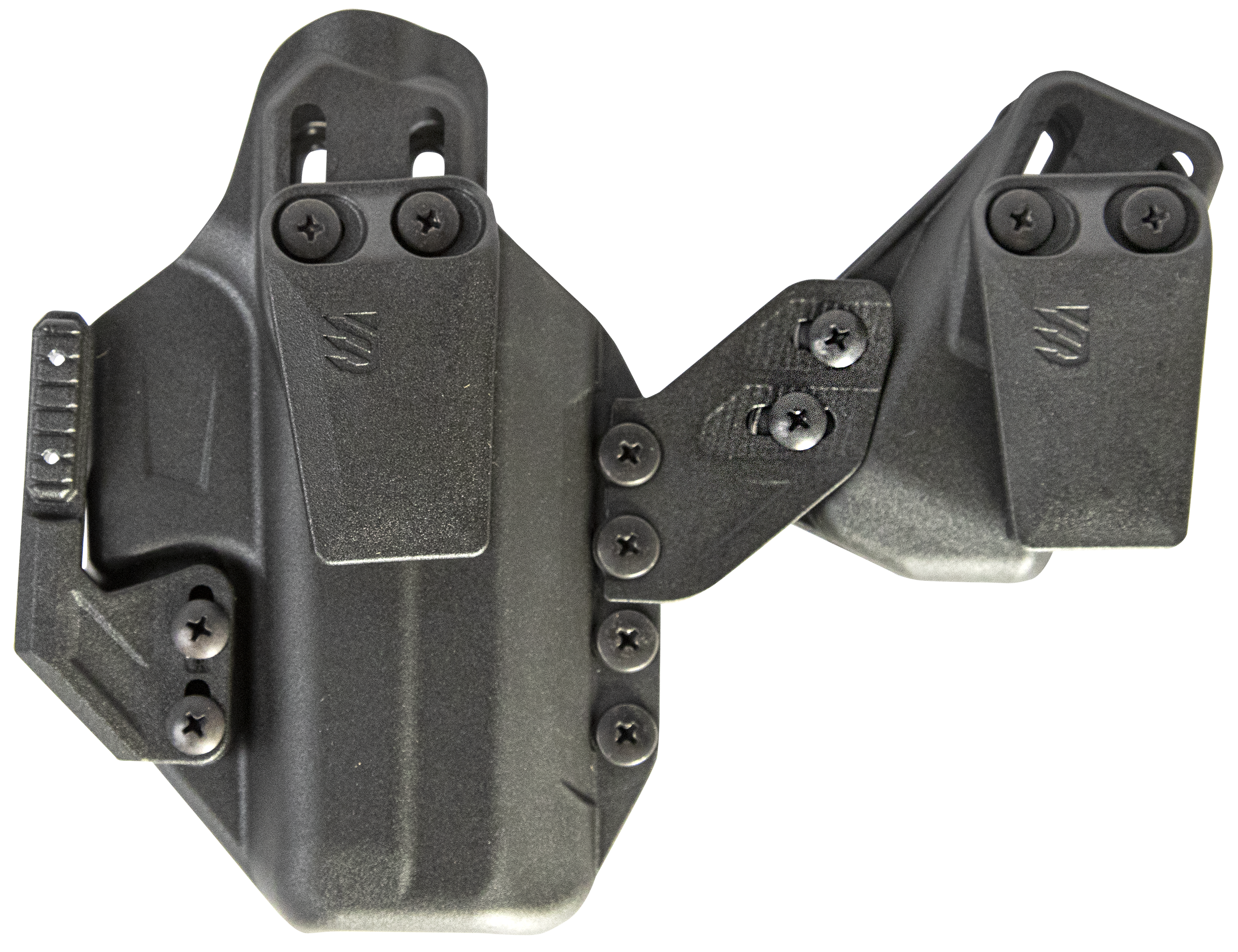 Blackhawk 416100BK Stache Premium Kit IWB Size 00 Black Polymer Belt Clip Compatible w/Glock 17/22/31 Ambidextrous