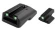 TruGlo TGTG231N2 Tritium Green Front and Rear Sights for 1911