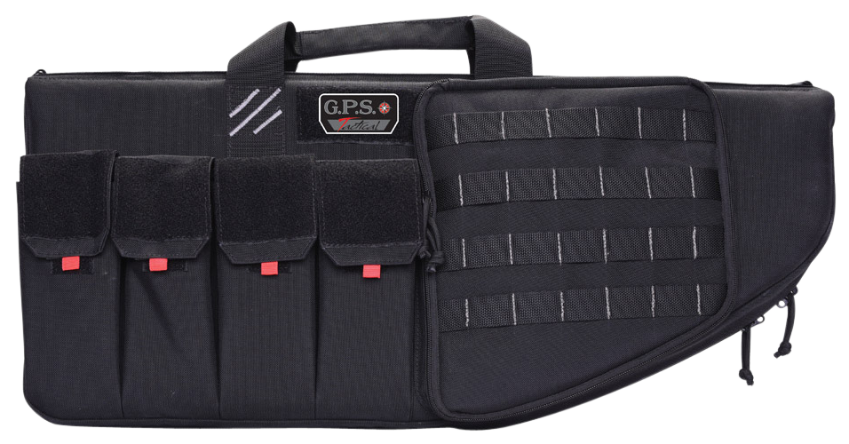 GPS Bags T30ARB Tactical AR Case 30" Black 1000D Nylon with Mag & Storage Pockets, Lockable Zippers, External Handgun Pocket & DuPont Teflon Coating