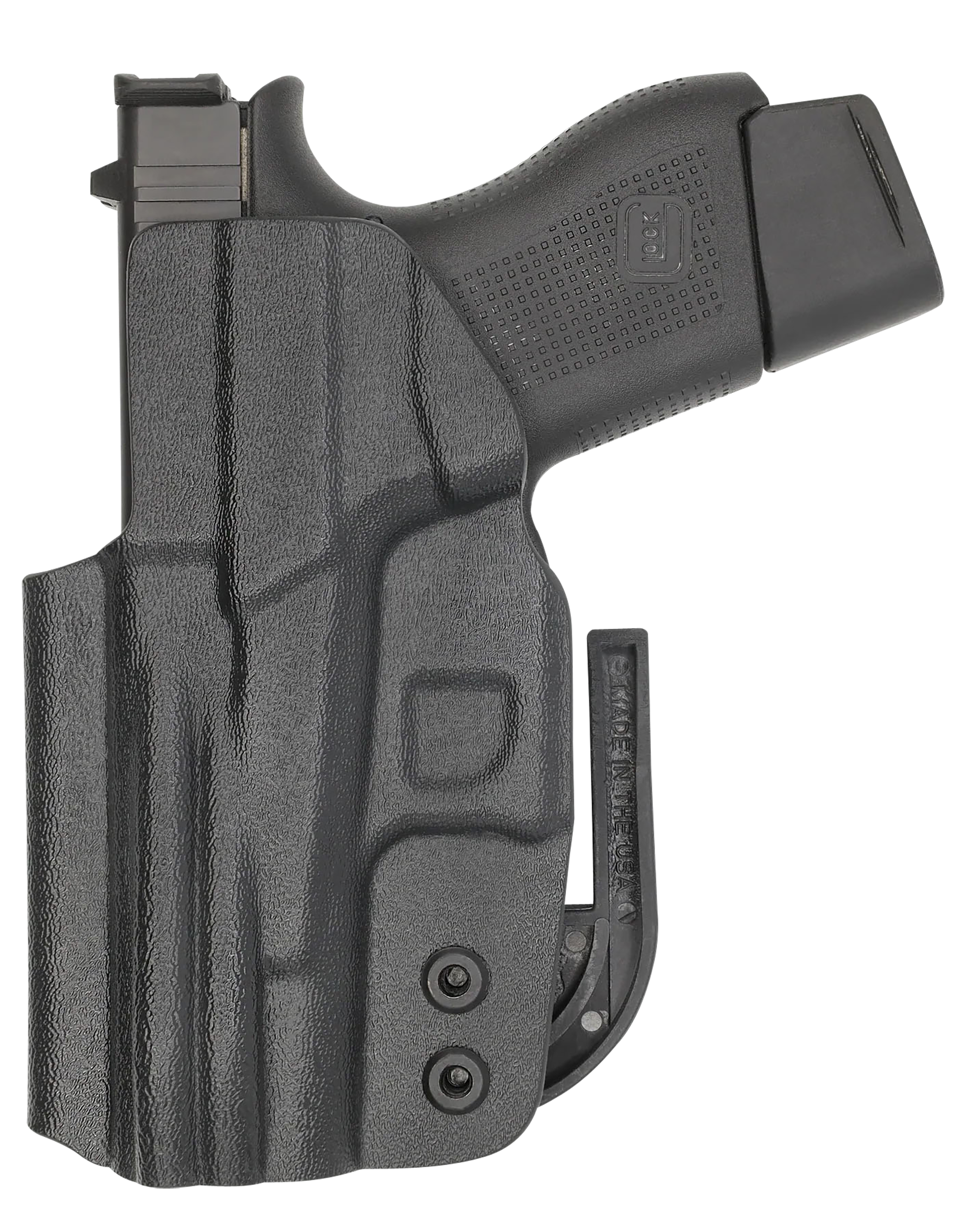 C&G Holsters 0026100 Covert  IWB Black Kydex Belt Clip Fits Glock 42