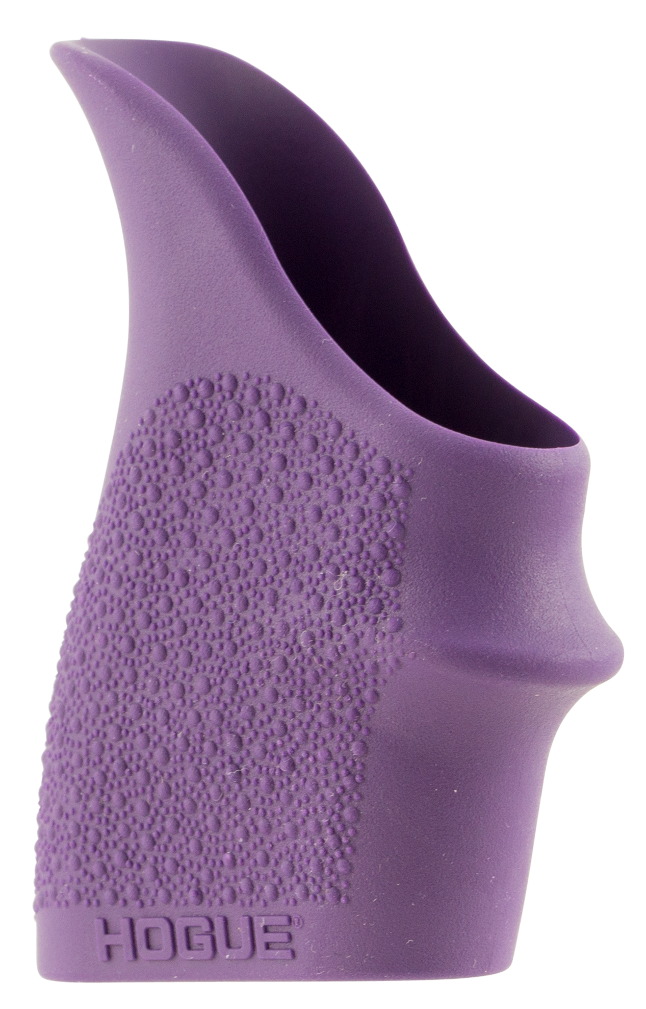 Hogue HandAll Beavertail Grip Sleeve for Glock 42 43 Textured Purple Rubber