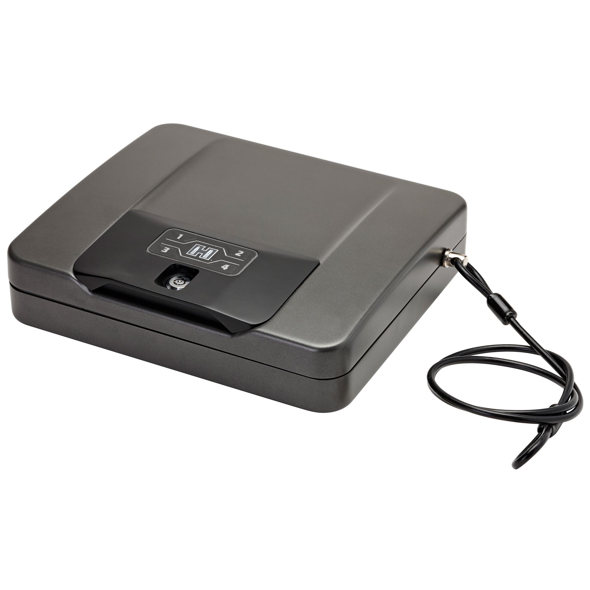 Hornady 98141 Rapid Safe 4800KP RFID Access Code Key Entry Black Steel Holds 1 Handgun 10.50" L x 12" W x 2.90" D
